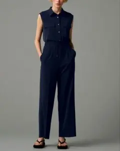 uncrave クールタッチツイル　ブラウス　パンツ　セットアップ