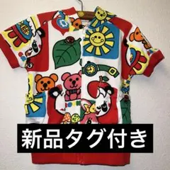 新品タグ付きグラグラキャラクター柄半袖パーカー90