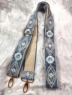 特価a-19インド刺繍リボン※ショルダーストラップ スマホストラップ　送料込み