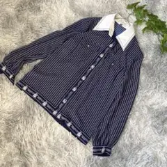 オンワード レディース ブラウス 柄シャツ M