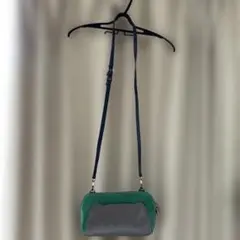 ツモリチサト 猫耳デザイン ショルダーバッグ グリーンとグレー