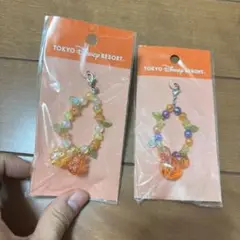 【新品未開封】ディズニー ハロウィン かぼちゃ キーホルダー ストラップ