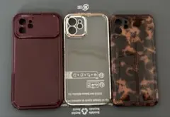 iPhone12 ケース セット まとめ売り べっ甲 クリア
