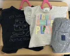 女の子半袖Tシャツ2枚とズボン1枚90cm オマケあり