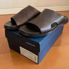 COLE HAAN ブラウン レザー サンダル
