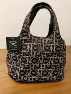 【新品・匿名】SAVOY サボイ ブラック レディース ハンドバッグ