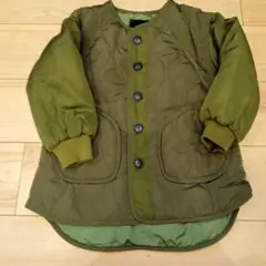 キルティングジャケット120cmカーキ