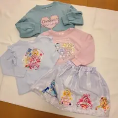 プリキュア　デリシャスパーティプリキュア　セット　１１０センチ