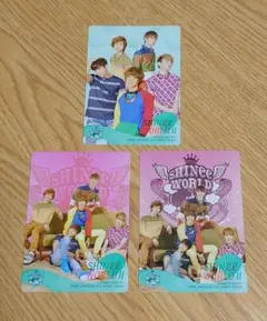 SHINee WORLD Ⅱ トレカ グループ 3種セット