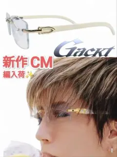 GACKT サングラス リムレス 新作某飲料CM版　ガクト　シーズン特価！