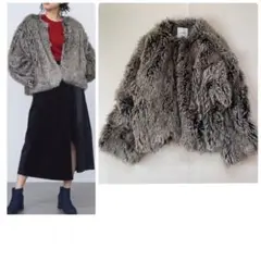 美品✨クラネ ファージャケット 冬服 アウター 長袖 M