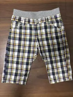 MPS チェック柄ハーフパンツ 130cm