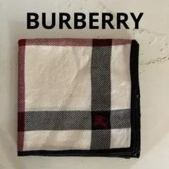 BUEBERRY　バーバリー　チェック柄　ベーシック　 ハンカチ