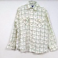 【ややキズ汚れあり】Norman Rockwell　長袖シャツ　Lサイズ