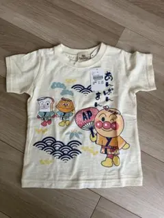 あんぱんまん Tシャツ 90cm クリーム色