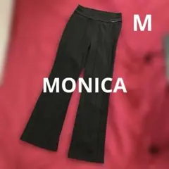 断捨離 MONICAモニカ ストレッチパンツ ブラック黒色M カジュアルパンツ