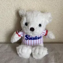 【美品】ヤクルトスワローズ テディベア 50周年