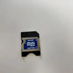 SHARP miniSDアダプター