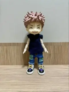 ☆オビツ11　お洋服セット　ねんどろいどどーる☆パッチワークパンツ☆