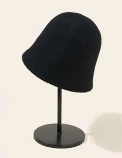 SHEIN バケットハット ソリッド ベーシック ブラック 帽子 韓国 古着