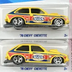 ホットウィール　アメリカ版　‘76 シボレー シェベット NHRA　2台セット