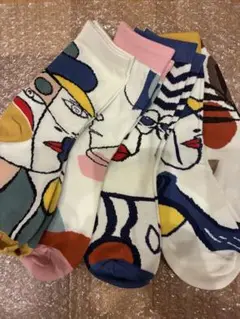 アートデザイン ソックス5足セット