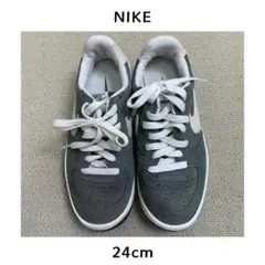美品 ナイキ NIKE ★ ACE 83 SUEDE グレー 24cm スエード