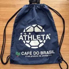 アスレタ　ATHLETA ナップサック　ドローストリングバッグ ネイビー
