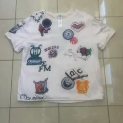 OPENING CEREMONY 刺繍パッチ 柄リバーシブルTシャツ M