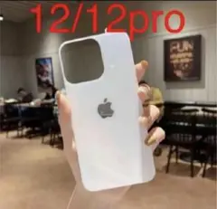 iphone 12バックガラスフィルム 背面フィルム　白