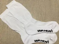 新品　【VIVA HEART/GOLF】ショートルーズソックス　白