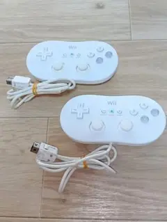 任天堂Wiiクラシックコントローラ2本組 メンテナンス済み