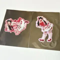 逃げ水あむ　ステッカー　2枚セット