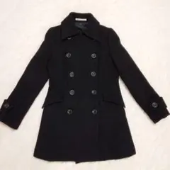 お値下げ中!!GRACE CONTINENTAL ブラック Pコート 38