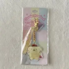 サンリオ ぬいぐるみプリントシリーズアクリルキーリング ポムポムプリン プリン