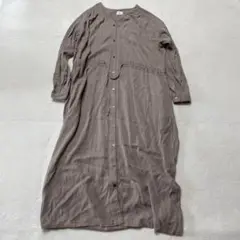 ⭐️アーバンリサーチ　ドアーズ⭐️ ギャザー ワンピース チャコールグレー