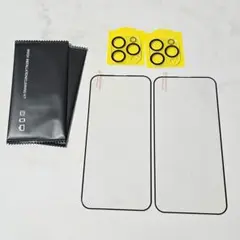 iPhone 15 Pro Max 用 ガラスフィルム 2枚 カメラフィルム