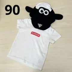 ひつじのショーン 半袖Tシャツ フード付き 90サイズ
