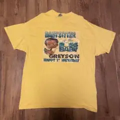 00s BOSS BABY 誕生日TシャツムービーTシャツイエローアニメ　XL