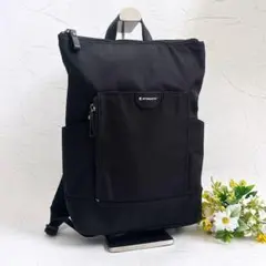 《極美品》artisan&artist スレンダーなバックパック Sサイズ 黒