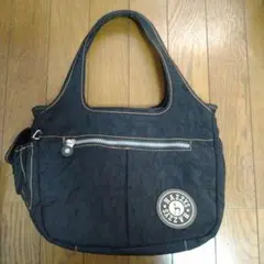HAZZYS 黒 トートバッグ ジッパーポケット付き