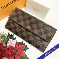 美品✨ルイヴィトン ポルトフォイユサラ ダミエ 長財布 N61734