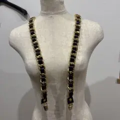 ブラックゴールドチェーンサスペンダー