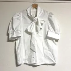 GRL ボウタイブラウス ブラウス リボン 量産型 夏服 半袖