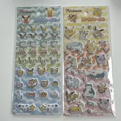 【新品未使用】ポケモン pokemon プチプチシール3セット 2シート