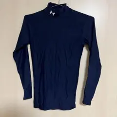 UNDER ARMOUR ネイビー ハイネック アンダーシャツ SM 冬用