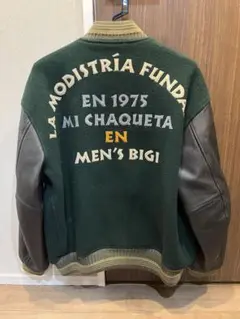 80sヴィンテージ古着 MENS BIGI レザースタジャン ブラウン L 1988年復刻モデル 「MENS BIGI STADIUM JACKET」｜MEN'S BIGI