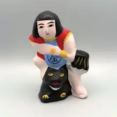 値下!! 時代　土人形　松引き金時①　江戸～明治　金太郎　端午の節句　民芸 端午の節句と金太郎」 | 日本玩具博物館