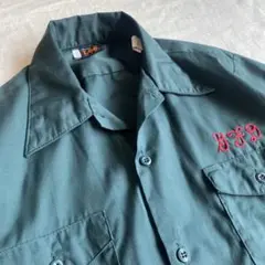 90s vintage Lee open collar shirt USA製