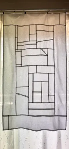 さらしパッチワーク　ポシャギ　綿100% 約69cm x 約118cm